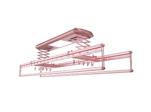 A2尊贵型－固定杆－玫瑰色－电动晾衣架